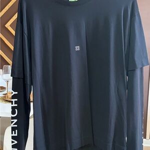 Givenchy Black Long Sleeve Tee